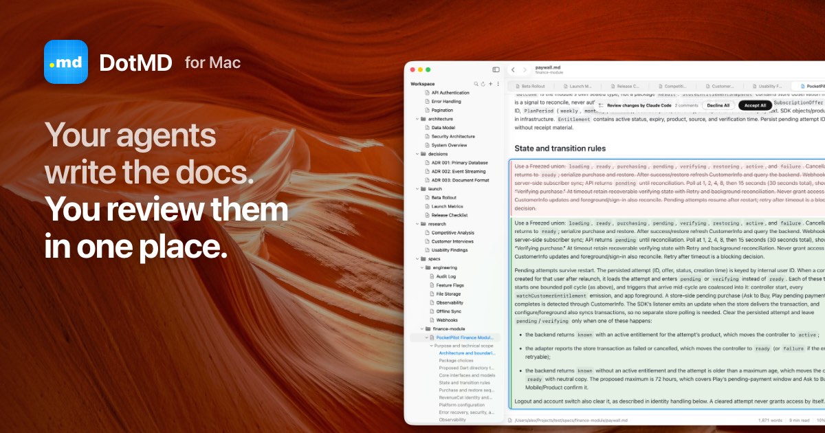DotMD screenshot